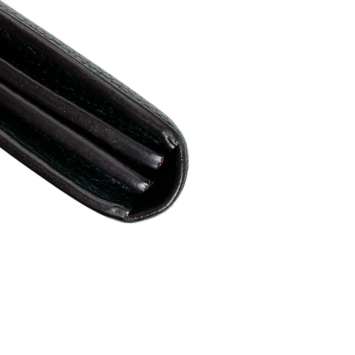 Louis Vuitton Portefeuille Tricolor Leather Zipper Wallet Black Used thumbnail 8