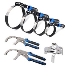 - Swivel Wrenches 2-3/4" to 5-1/4"  Adjustable 8PC Oil Filter Wrench Set