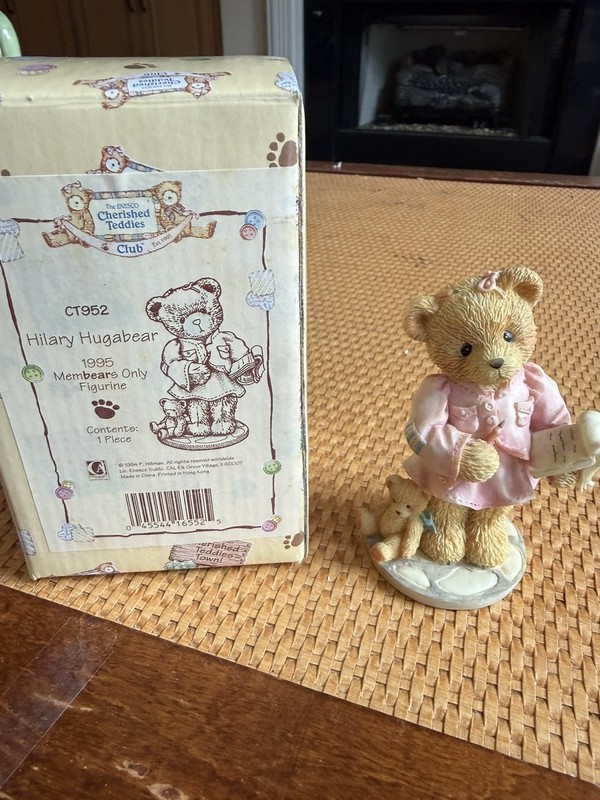 Cherished Teddies Hilary Hugabear Membears Only Figurine "RARE" NIB