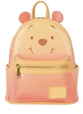 Loungefly Disney Winnie The Pooh Sequin Glitter Mini Backpack New with Tags