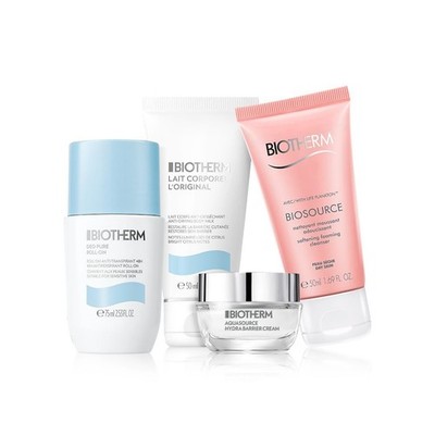 Biotherm Reise- & Sportpflege-Set Pink Drop-Set Aquasource Hydra Barrier Cream 1