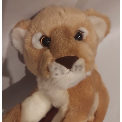 Aurora World Tan & White 12'' Rory Lion Cub Animal Plush Plushy