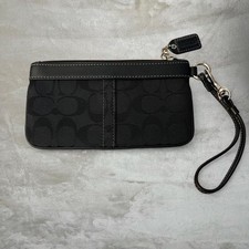 Black Vintage Coach Wristlet