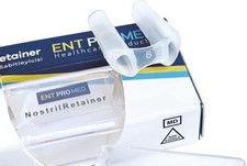 Nostril Retainer, Silicone Tubes for Post Nasal Surgery, After 6, Transparent