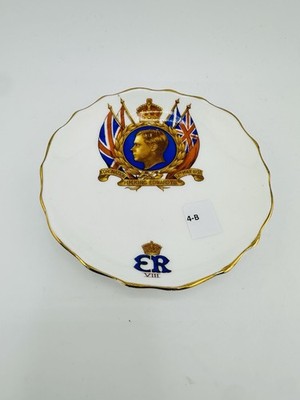 Coronation of King Edward VIII May 12, 1937 Scalloped  Dish England FREE SHIP