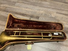 Vintage Trombone W/ Case Pre - Owned
