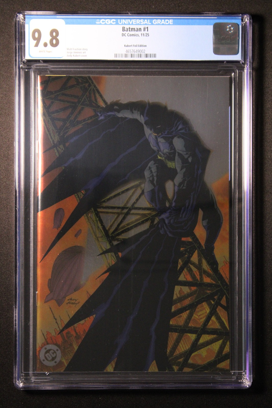 Batman 1 CGC 9.8 Kubert Foil Edition