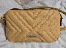 MARC NEW YORK YELLOW CROSSBODY HANDBAG , PREOWNED EXCELLENT