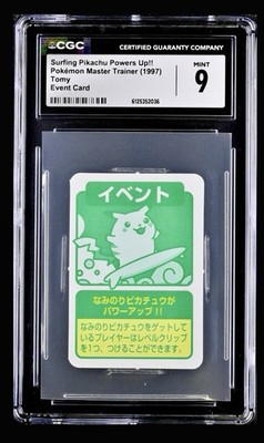 Pokémon Master Trainer 1997 Tomy Pocket Monster Surfing Pikachu Up
