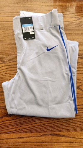 Nike Vapor Select Herren Baseball Hose Grau Blau Pipe BQ6437-054 Gr. M Nickers - Bild 1 von 2