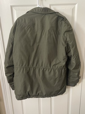 VTG US Military M-68 Field Jacket Mens Size Green WPL 7001 Quilted