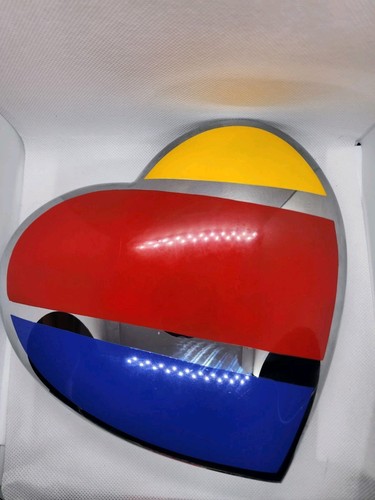 RARE Southwest Airlines SWA Bulkhead Heart Logo Wall Hanger LUV Aircraft Sign