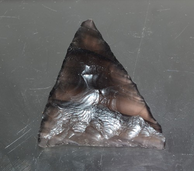 #ad Authentic Modern Reproduction of Pre 1600 Pacific Northwest Obsidian Arrowhead $11.45