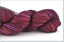 Madelinetosh Vintage Cherry Hand Dyed Superwash Verigated Yarn Worsted 200 Yds