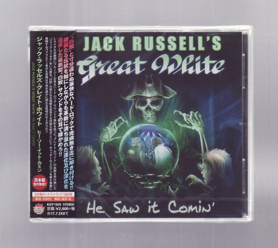 (CD) JACK RUSSELL'S GREAT WHITE - He Saw It Comin' / Japan / KICP 1829 / NEW