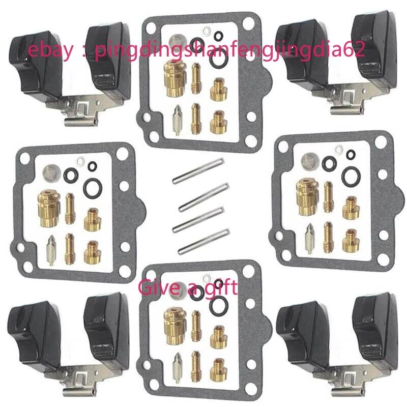 JUEGO DE 4 para Kawasaki KZ1100A 1981-1983 KZ1100 A Kit de reparación de carburador flotador de carburador Foto 2 de 3