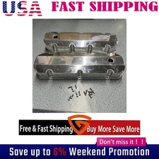 Fabricated Valve Cover w/Breather Hole for Big Block Chevy BBC 396 454 Aluminum