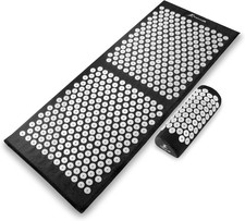 Acupressure Mat and Pillow Set for Back/Neck Pain Relief and Muscle Relaxation,
