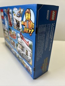 LEGO CITY Camper Van 60057 W/Canoe Sealed 195 Pcs Ages 5-12 Modular Build 2013