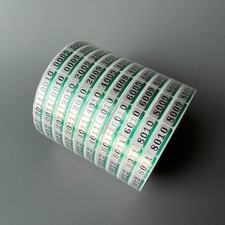  1 x 9999 pairs/lot Noritsu negative Twin Check labels No. 0001-9999 numbers