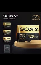 SONY Micro SD Card 1TB Class 10 High Speed 4K UltraHD Video A2 V60 TF Flash Card
