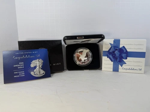 2026 P Congratulations Set American Eagle Silver Proof Coin IN HAND SHIPS NOW