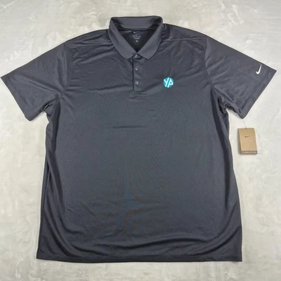 Nike Polo Shirt Men's 3XL XXXL Black Short Sleeve Golf Active FV5507-010 NWT - Image 1 of 4