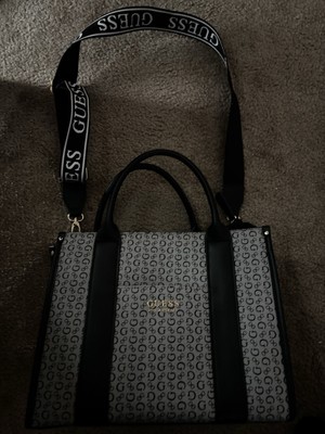 Guess Los Angeles Handbag/Tote/Purse. Classic Designer.  Monogram pattern.