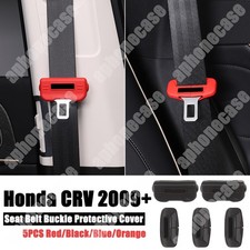 Seat Belt Buckle Cover 5pcs Silicone Seat Belt Clips Sleeve For Honda Crv 09-25