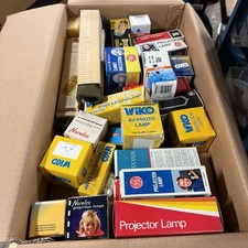 Lot of NOS Projection Bulbs GE, Sylvania, Wiko Vintage Bulbs