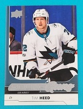 2017-18 Upper Deck RC #484 Tim Heed San Jose Sharks HOCKEY Card S8