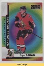 2017-18 O-Pee-Chee Platinum Rainbow Color Wheel Logan Brown #167 READ 0qr0