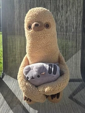 Gund Removable 2-in-1 PUSHEEN with SLOTH 13-inch Stuffed Plush Toy Figure • NEW