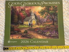 Navigators - God's Glorious Promises - 13-Months - 2026 Wall Calendar - Art!