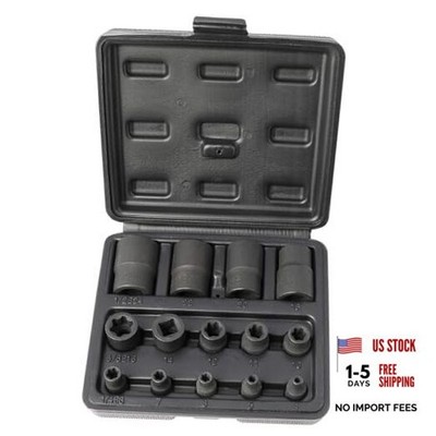 External Torx Plus Socket Set 6 Point EP Socket EP4, EP5, EP6, EP7, EP8, 14PC