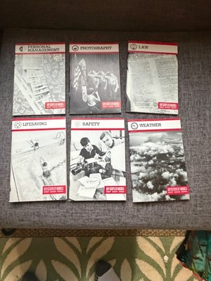   Boy Scouts of America BSA Merit Badge Series Books Vintage Book Lot of 6