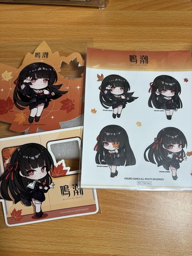Limitiertes offizielles Wuthering Waves Chisa Japan Tokyo Pop Up Merch Set - Bild 1 von 3