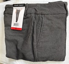 Hilary Radley Women's Mid Rise Slim Leg Built-in Tummy Control Pants, Multi, M