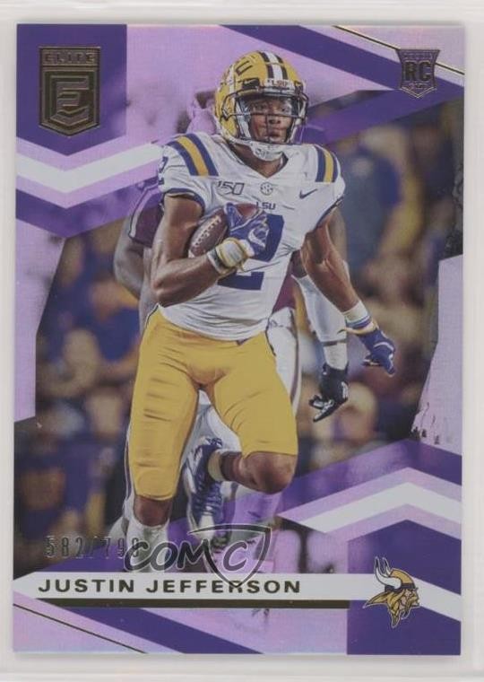 2020 Panini Donruss Elite Rookies 582/799 Justin Jefferson #116 Rookie RC 0a69