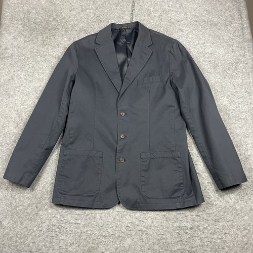 Eddie Bauer Blazer Mens Large Tall Navy Classic Tailored 3 Button Sports Coat
