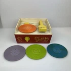 1971 Vintage Fisher Price Music Box Record Player W/ 4 Records