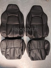For Chevy Corvette C4 Standard Seat Cover Synthetic Leather Black 1994 - 1996