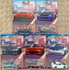 2025 Hot Wheels SILVER SERIES - COMPACT KINGS -  Set Of 5
