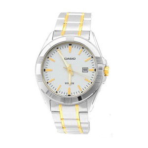 casio two tone watch