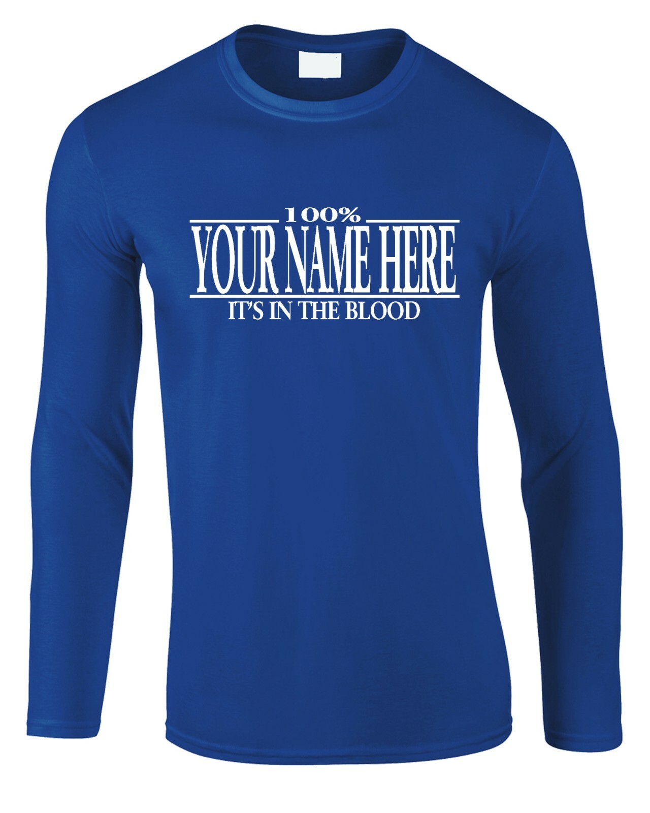 ALTRA T shirt uomo manica lunga cognome 100% tutto qualsiasi regalo nome famiglia compleanno riunione