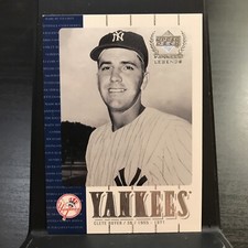 Clete Boyer 2000 Upper Deck Yankees Legends #33 Baseball Card