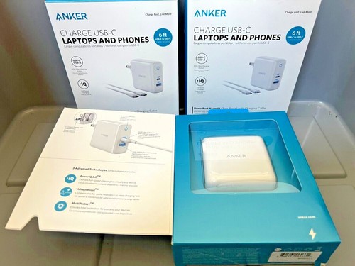 Anker 6' USB-C 60W Power Port Atom III Two Ports w Charging Cable B2322J21-1 - Zdjęcie 2 z 7