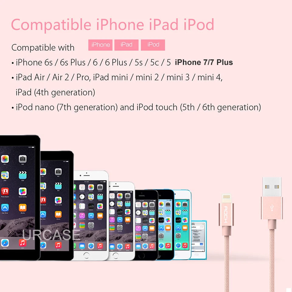 LOT MFI Cable 3/6/10FT Certified Braided USB Charger For iPhone 14 13 12 11 Pro - Image 2 of 4