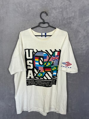 WORLD CUP USA 1994 Jersey Fan Football Shirt Umbro Made in USA