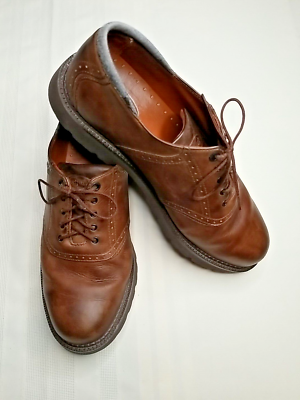 Rockport Brown Leather Oxford Shoes Size 10.5 Rockport Investor Men main image 4